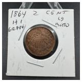 1864 Two-Cent Piece
