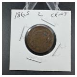 1865 Two-Cent Piece