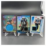 Panthers Rookie Football Patch Card Lot