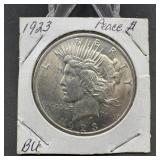1923 Peace Silver Dollar