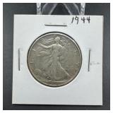 1944 Walking Liberty Silver Half Dollar