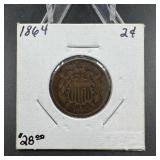 1864 Two-Cent Piece