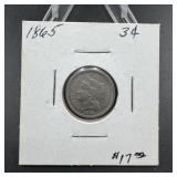 1865 Three-Cent Nickel