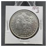 1890-S Morgan Silver Dollar