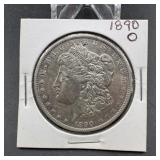 1890-O Morgan Silver Dollar