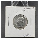 1948 Washington Silver Quarter