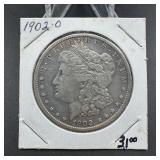 1902-O Morgan Silver Dollar