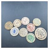 Bag of Wooden Tokens