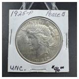 1925 Peace Silver Dollar