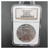 2002 American Silver Eagle MS69