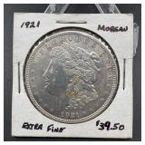 1921 Morgan Silver Dollar