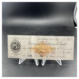 1878 Grocers Produce Bank Currency