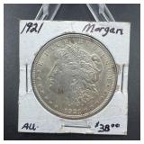 1921 Morgan Silver Dollar
