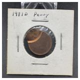 1981-D Error Lincoln Cent