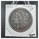 1882-O Morgan Silver Dollar