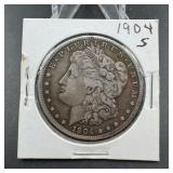 1904-S Morgan Silver Dollar