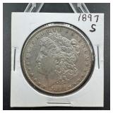 1897-S Morgan Silver Dollar