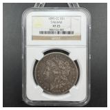 1890-CC Morgan Silver Dollar VG25