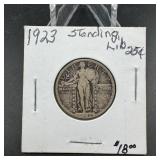 1923 Standing Liberty Silver Quarter