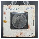 1965 Uncirculated Washington Quarter