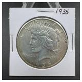 1935 Peace Silver Dollar