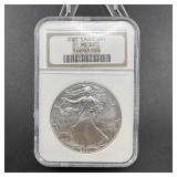 2001 American Silver Eagle MS69