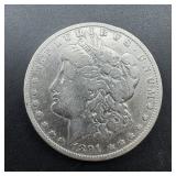 1891-CC Morgan Silver Dollar