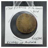 1700 France King Louis Coin