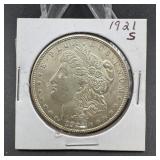 1921-S Morgan Silver Dollar