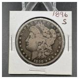 1896-S Morgan Silver Dollar
