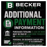 Payment: Cash, Credit/debit Card Or Good Check (wi