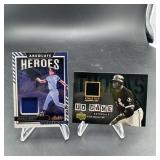 Game-Used Baseball Patch Card Lot