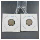 Two Canadian Silver Dimes