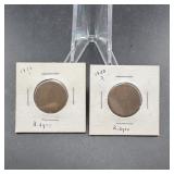 Two Quarter-Size Blank Planchets