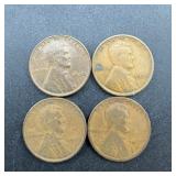 4 Older Wheat Cents Including 1926-S