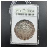 1904-O Morgan Silver Dollar Soapbox MS63