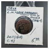 1809 Holland Java Coin