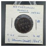 1825 Netherlands Indies Coin