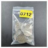 15 Silver War Nickels