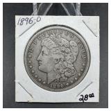 1896-O Morgan Silver Dollar