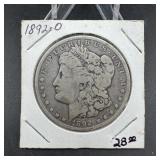 1892-O Morgan Silver Dollar