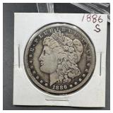 1886-S Morgan Silver Dollar