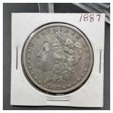 1887 Morgan Silver Dollar