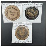 Three 1960s Bronze Tokens