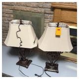 (x2) Decorative Table Lamps ï¿½ Approx. 30" Tall
