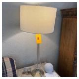 Clear Vase-style Table Lamp ï¿½ Approx. 36" Tall