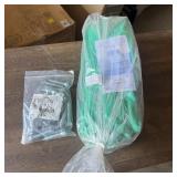 Six pairs of Anzo rubber-coated chemical gloves. S
