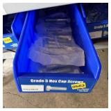 Bolt bin containing assorted hardware and bolts/Mi