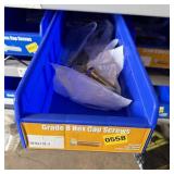 Bolt bin containing assorted hardware and bolts/Mi