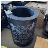 Metal Waste Can. See Photos.
